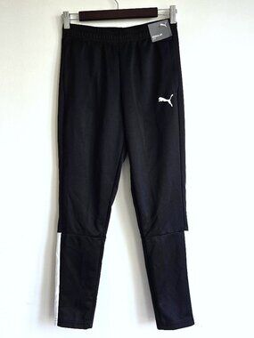 NWT Puma Kids T7 Track Pants | Black & White | Size Youth M/G (11-12)